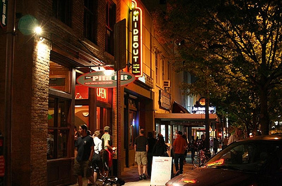 Hideout theatre header