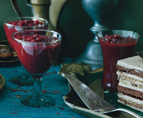 Red-Fruit Puddings