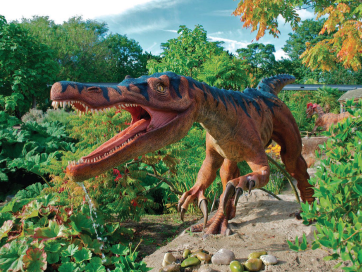Dinosaur animatronics Billings Productions, Plano Texas