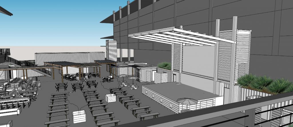 The Box Garden at Legacy Hall, Legacy West, Plano, Texas