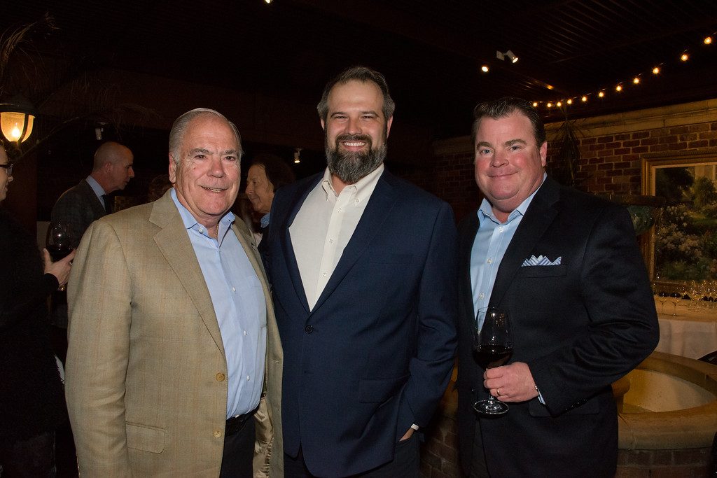 Larry Flannery, Plano Profile Publisher Philip Silvestri and Steve McSwain at III Forks Steakhouse, Dallas. All photography by Stephanie Tann.