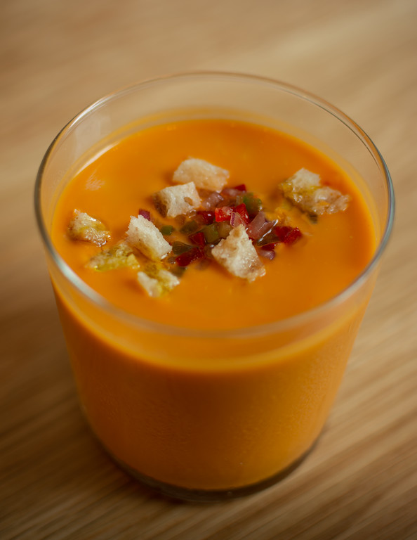 Gazpacho Andaluz, Legacy West, Bulla Gastrobar, Plano, spanish, tapas,