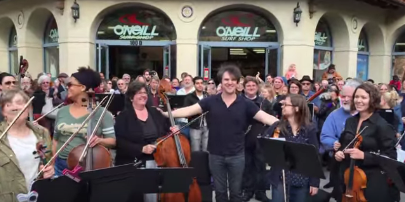 Santa Cruz Symphony "Ode To Joy" Flash Mob