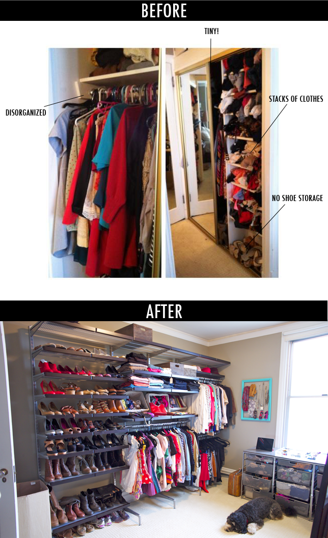 Before + After Brit’s Closet Transformation Brit + Co