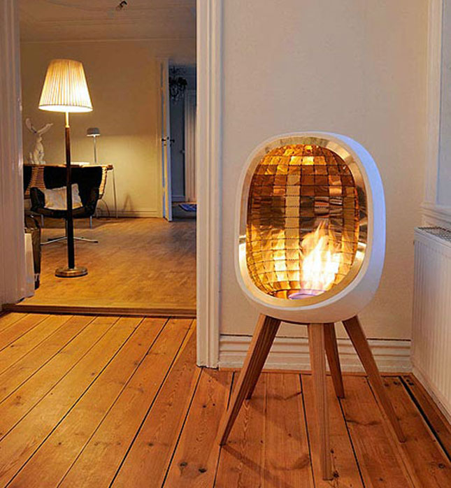 10 Portable Fireplaces for Petite Places Brit + Co