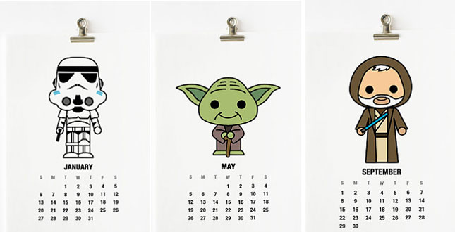 Star Wars Calendar | Brit + Co