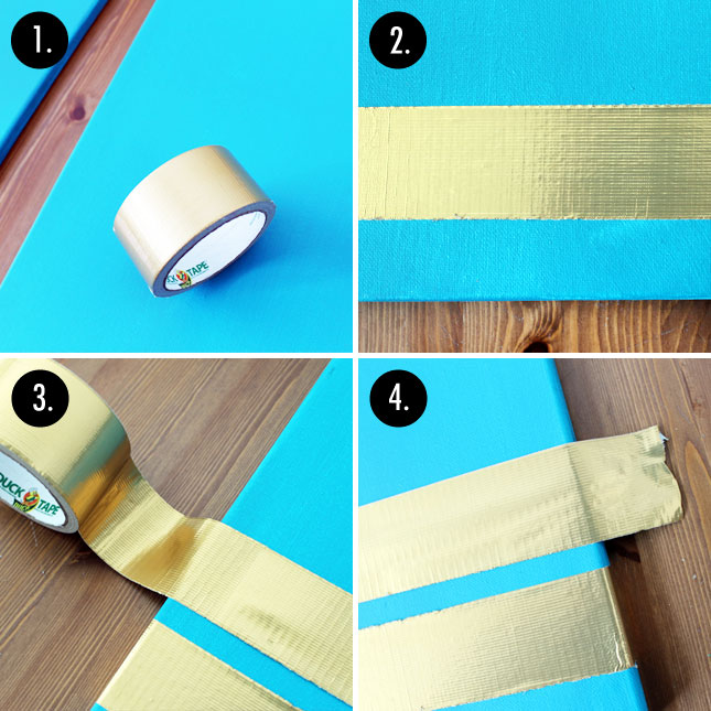 Thumbtacks + Tape = 2 Chic and Easy Art Projects Brit + Co