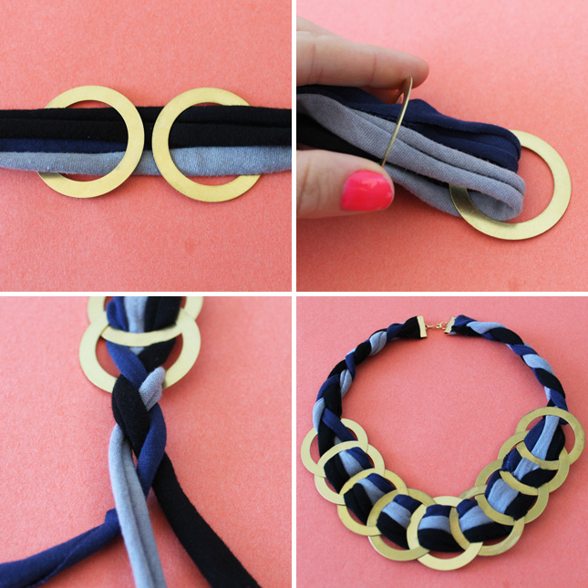 15 Easy Ways to Turn TShirts into Jewelry Brit + Co