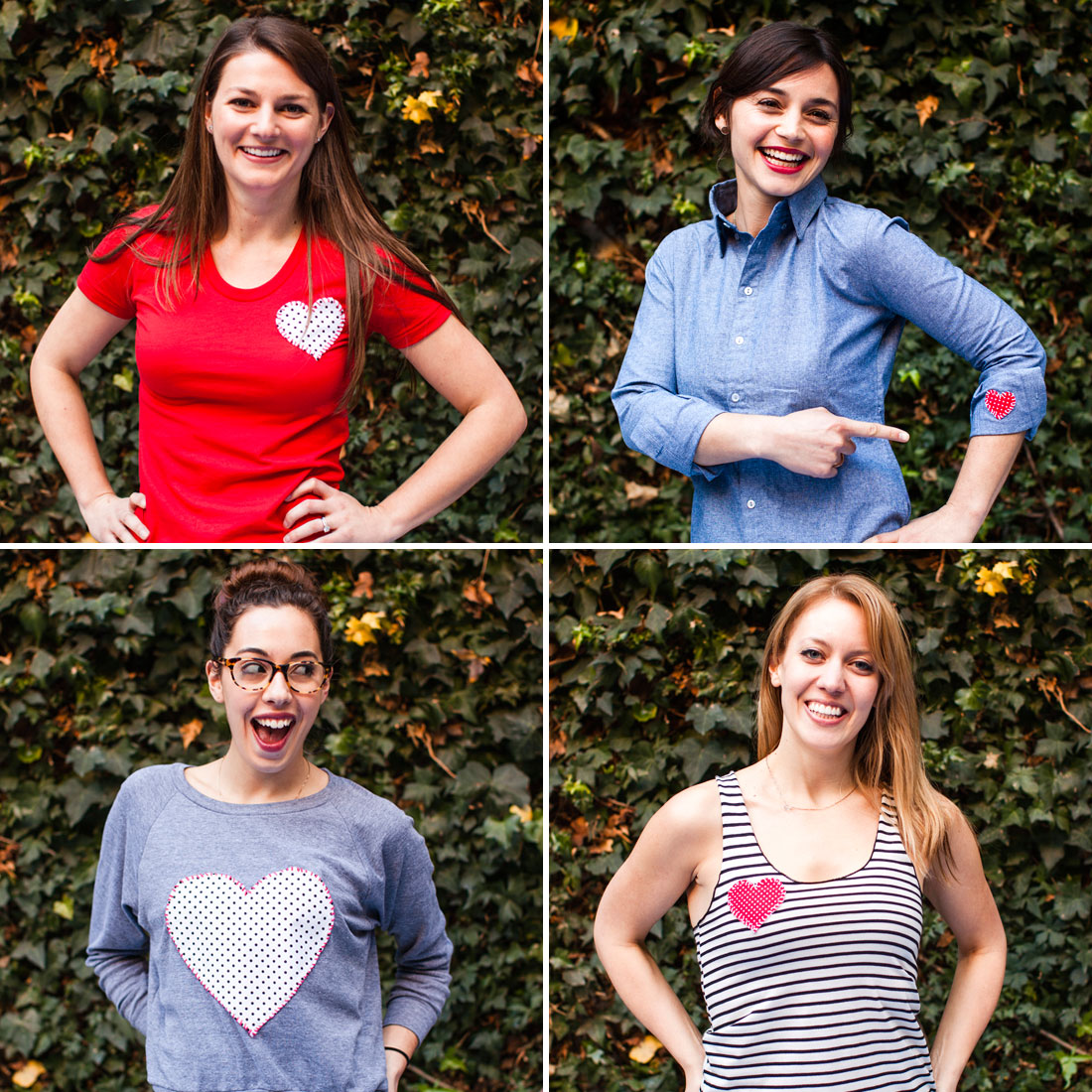 4 Ways to Wear Your Heart on Your Sleeve *and* Your Shirt! Brit + Co