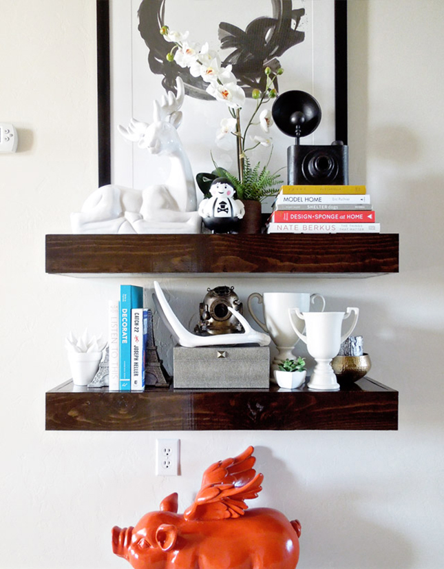 A Dozen Creative Ways to Make Your Own Shelves Brit + Co
