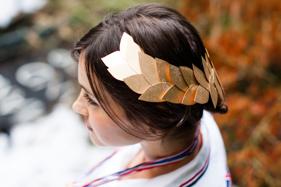 Channel Your Inner Olympian with Our DIY Laurel Head Wreath Brit + Co