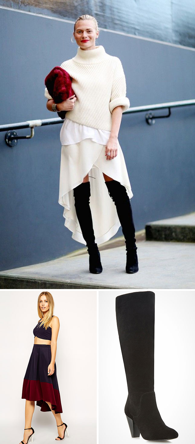 18 Ways to Pair Boots With Skirts Brit + Co