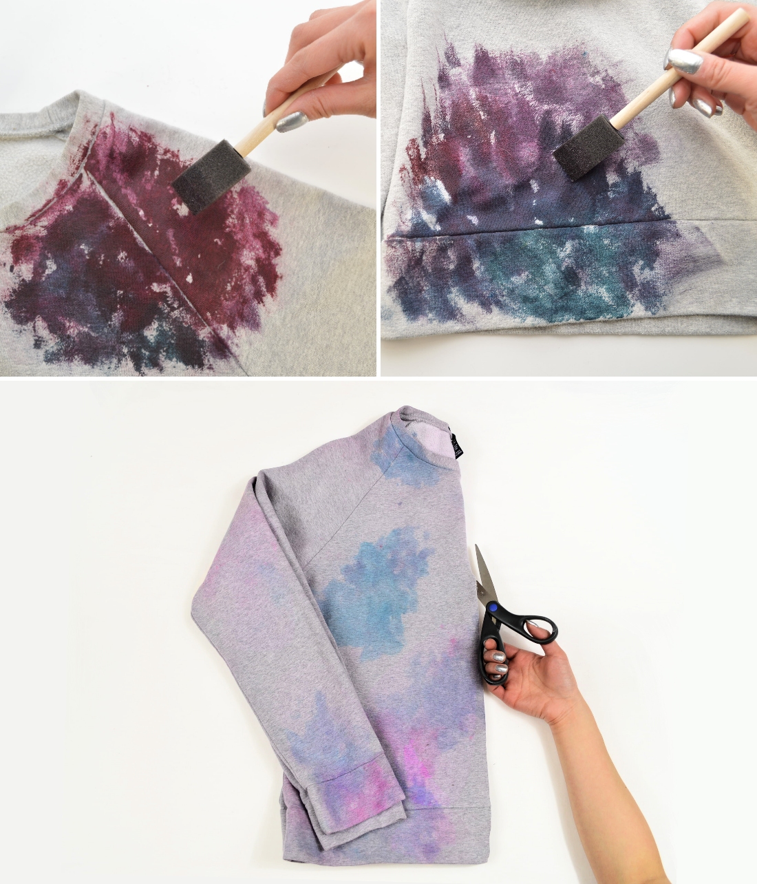 How to Turn an Old Sweatshirt into a Spring Jacket in Just 4 Steps Brit + Co