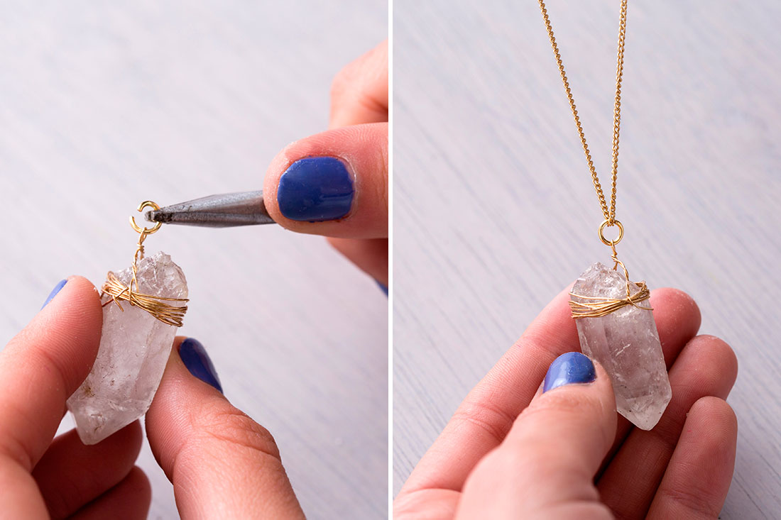 3 Ways to Turn Any Precious Gem into a Necklace Brit + Co