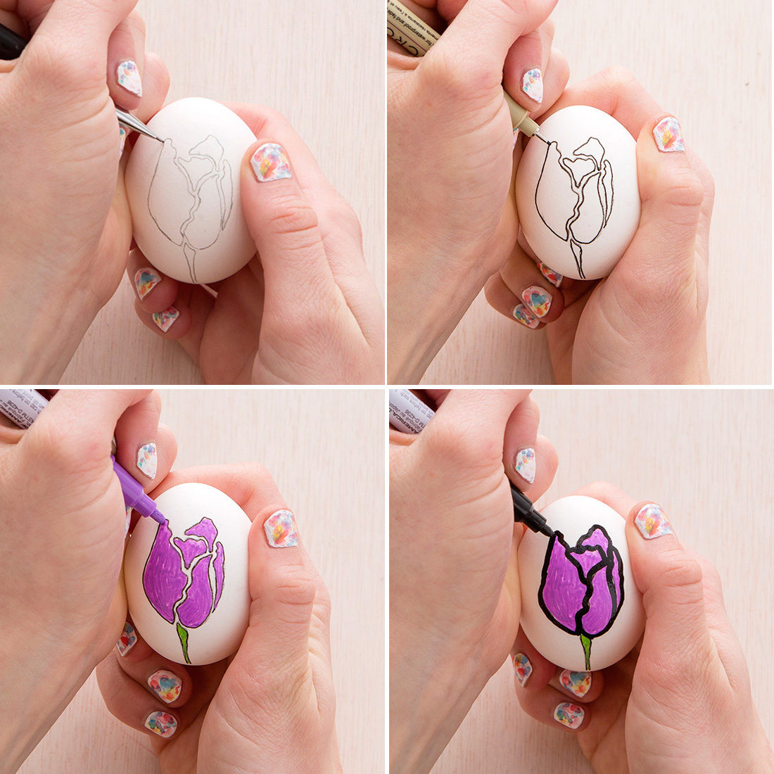 Make These Floral Easter Eggs in 5 Easy Steps Brit + Co