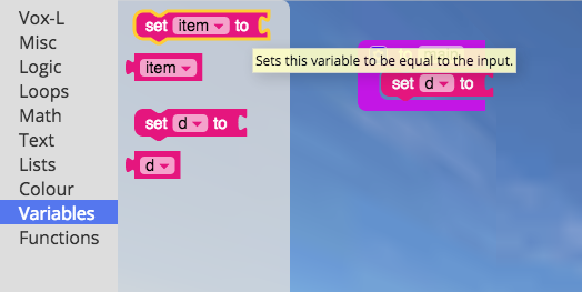 Variable d