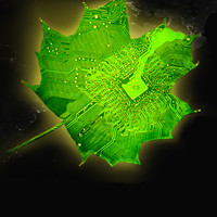 Illustration of artificial leaf