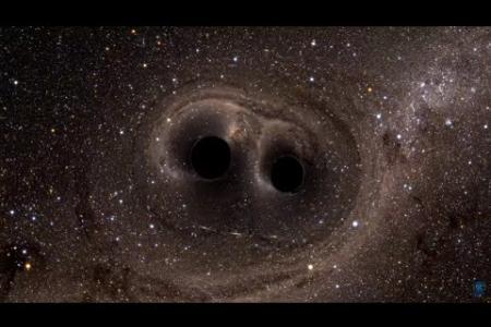 Two Black Holes Merge Into One