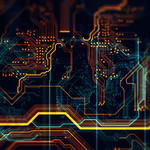 colorful circuit board image