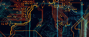 colorful circuit board image