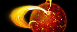 Illustration of a magnetar
