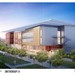 A conceptual rendering of the Tianqiao and Chrissy Chen Neuroscience Research Building with Moore Walk in the foreground.