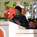 photo of Mae Jemison speaking at Caltech's 2017 Commencement