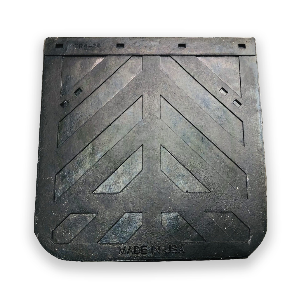 Great Lakes,24X24R Rubber Mud Flap,1/4"x 24"x 24", Chevron Style eBay