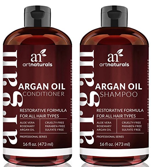 Art Naturals Organic Moroccan Argan Oil Shampoo And Conditioner Set