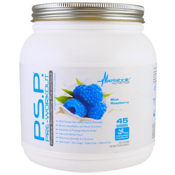 Metabolic Nutrition P.S.P. PreWorkout Blue Raspberry 1Source