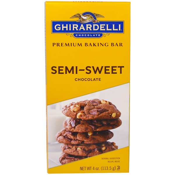 Ghirardelli Premium Baking Bar SemiSweet Chocolate 1Source
