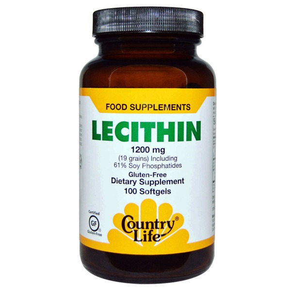 Country Life Lecithin 1200 Mg 1Source