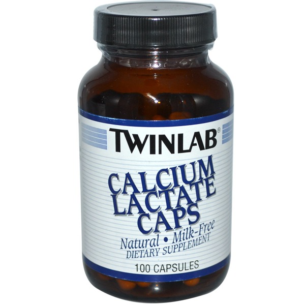 Twinlab Calcium Lactate Caps 1Source