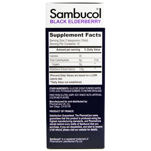 Sambucol Black Elderberry Original Formula 1Source