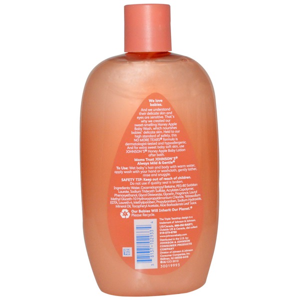 Johnson'S Baby Wash Honey Apple 1Source