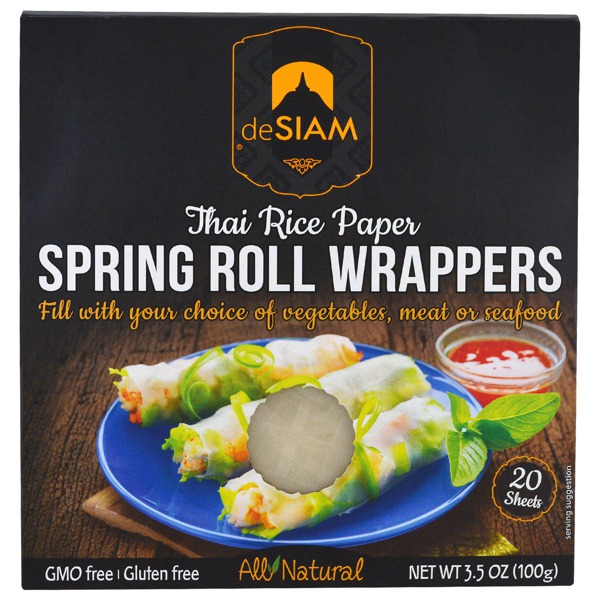Desiam Thai Rice Paper Spring Roll Wrappers 1Source