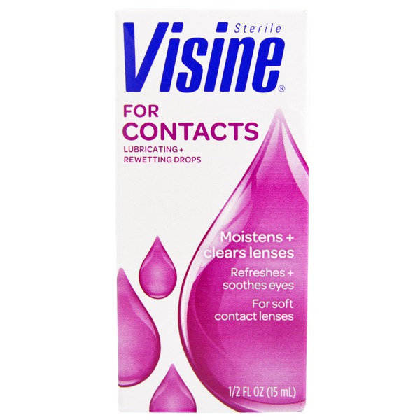 Visine For Contacts Lubricating + Rewetting Drops 1Source