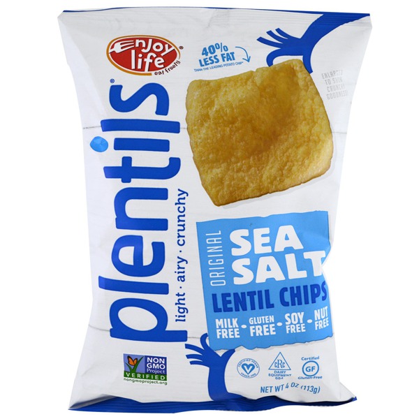 Enjoy Life Foods Plentils Sea Salt Lentil Chips Original 1Source