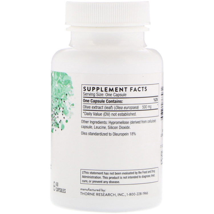 Thorne Research Olive Leaf Extract 1Source