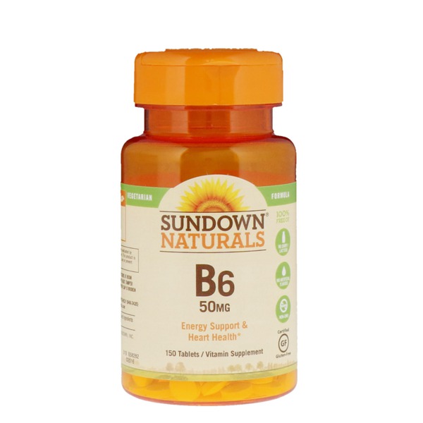 Sundown Naturals B6 50 Mg 1Source