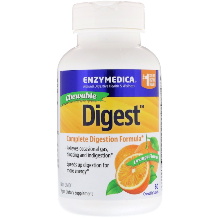 Enzymedica, Digest Complete Digestion Formula Orange Flavor - 1Source