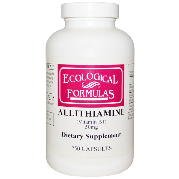 Cardiovascular Research Ltd. Ecological Formulas Allithiamine (Vitamin B1) 50 Mg 1Source