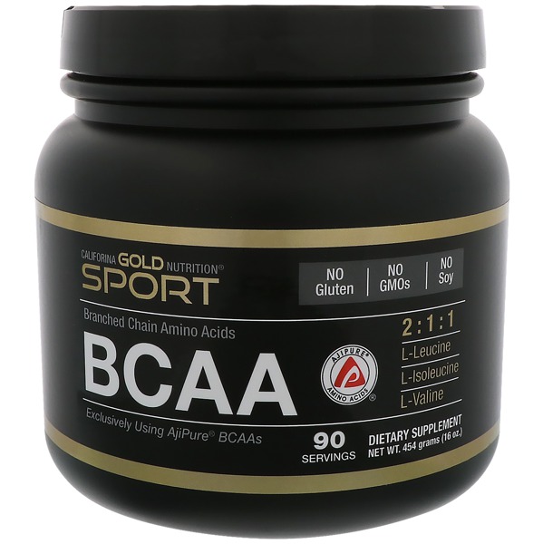 California Gold Nutrition BCAA Ajipure Branched Chain Amino Acids