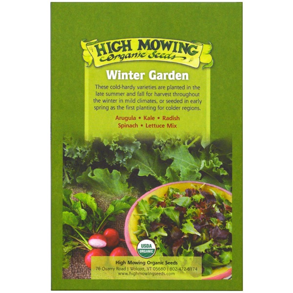 High Mowing Organic Seeds, Winter Garden, Organic Seed Collection