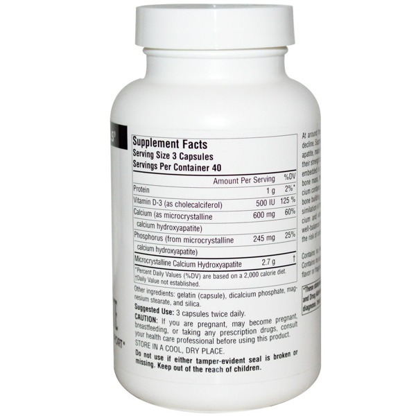 Source Naturals Calcium Hydroxyapatite 1Source