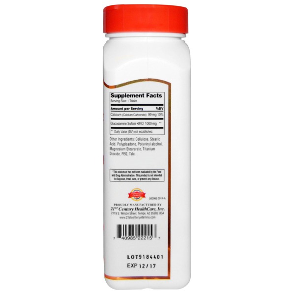 21St Century, Glucosamine Relief Maximum Strength 1,000 Mg 1Source