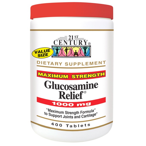 21St Century Glucosamine Relief Maximum Strength 1,000 Mg 1Source