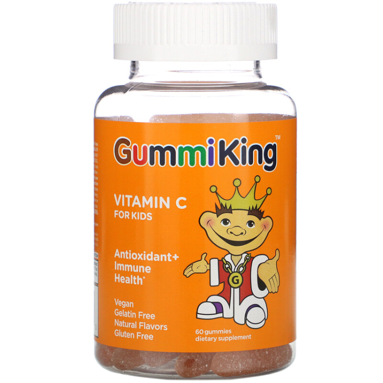 Gummi King Vitamin C For Kids Natural Orange Flavor 1Source