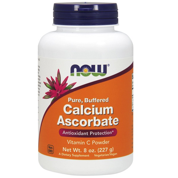 Now Foods Pure Buffered Calcium Ascorbate Vitamin C Powder 1Source