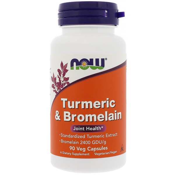 Now Foods Turmeric & Bromelain 1Source